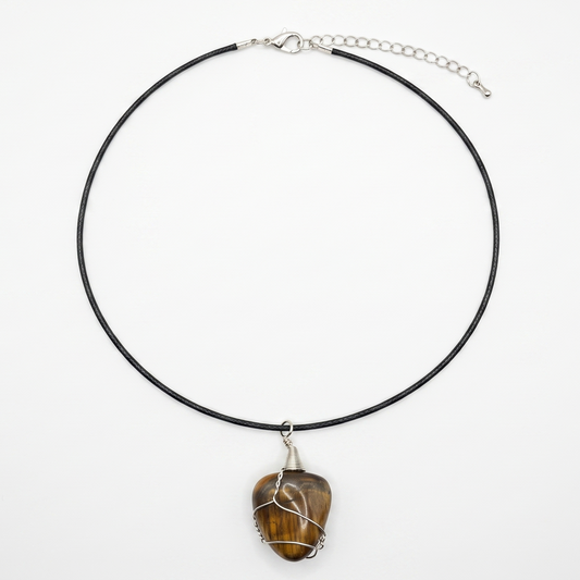 Collar Piedra Ojo de Tigre