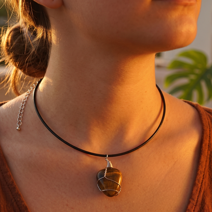 Collar Piedra Ojo de Tigre