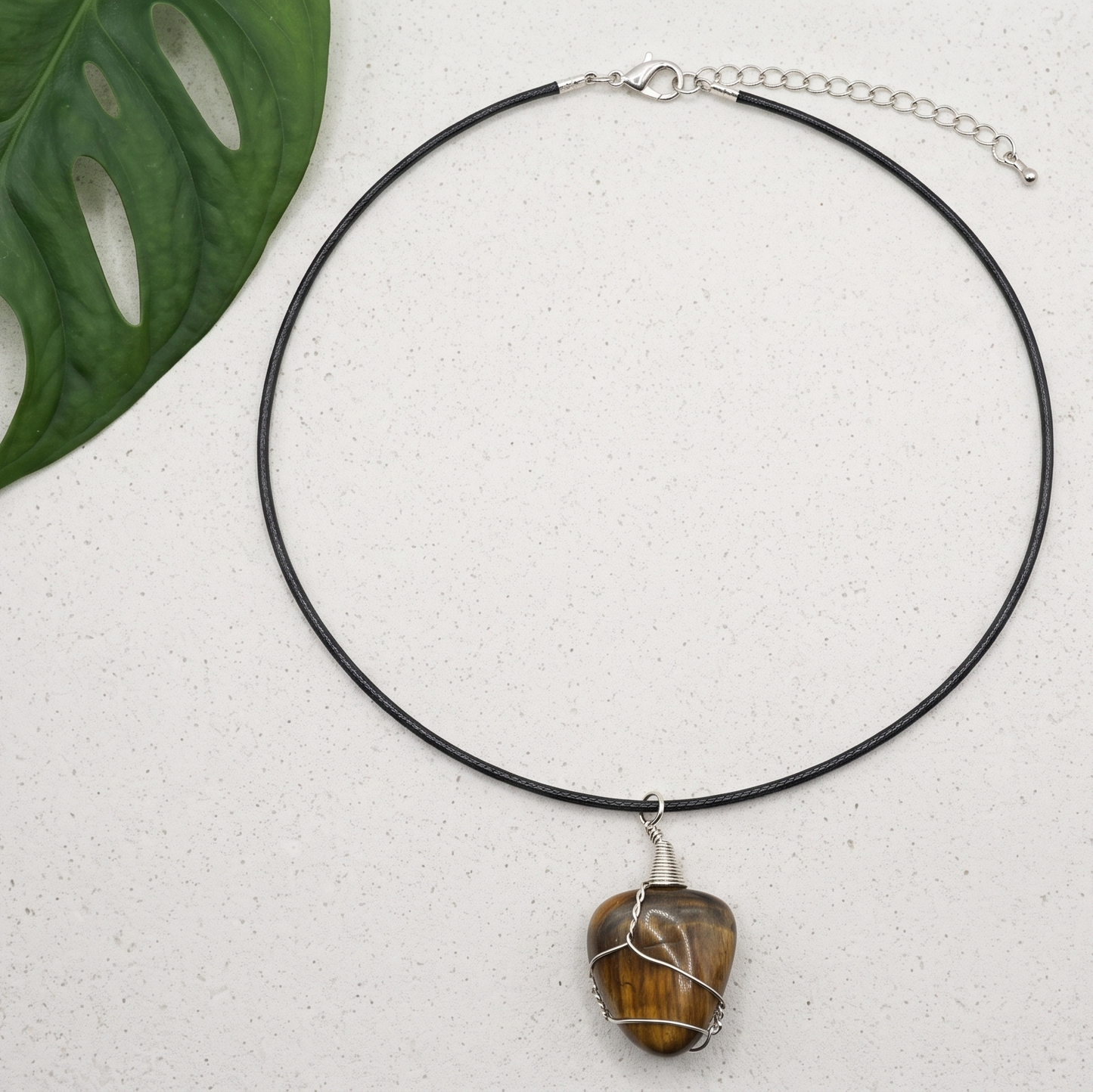 Collar Piedra Ojo de Tigre