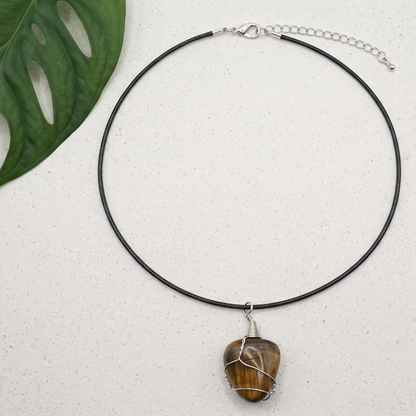 Collar Piedra Ojo de Tigre