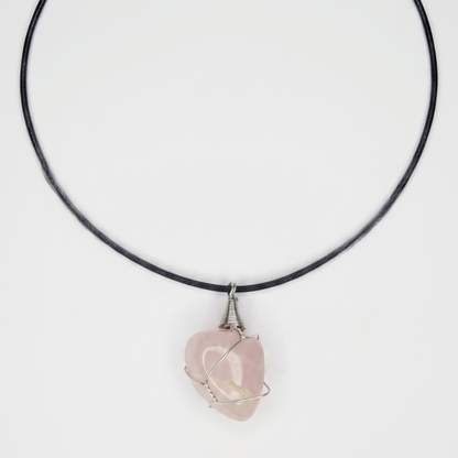 Collar Cuarzo Rosa