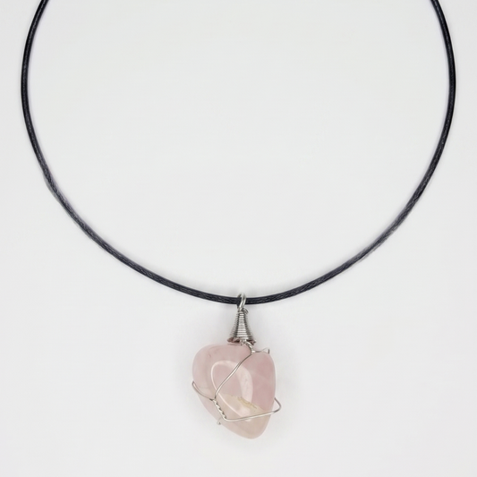 Collar Cuarzo Rosa
