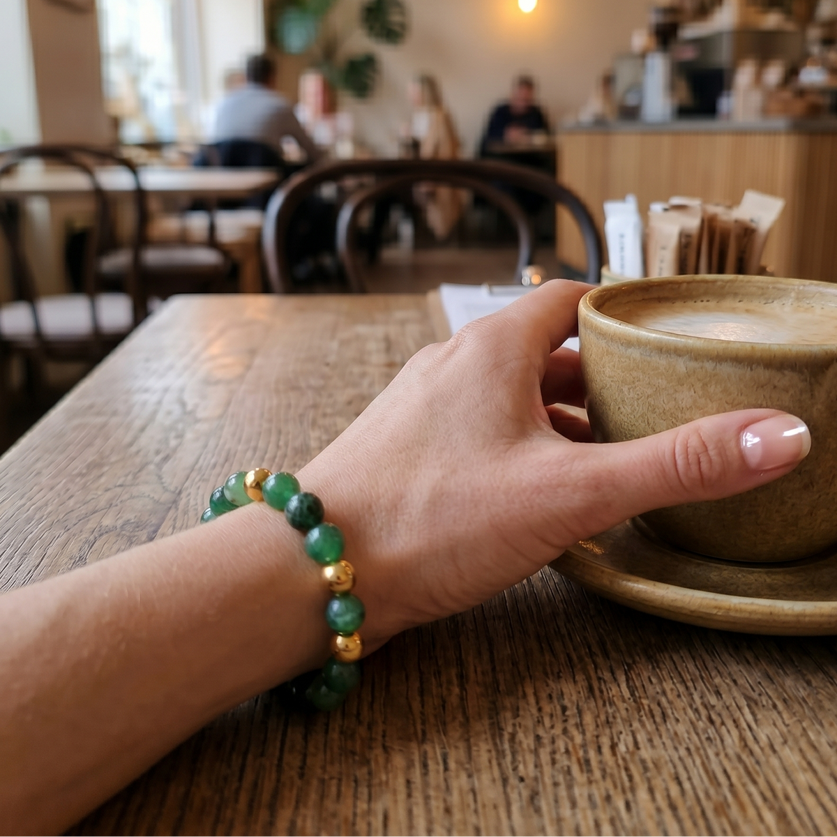 Pulsera Cuarzo Verde | Piedra Natural