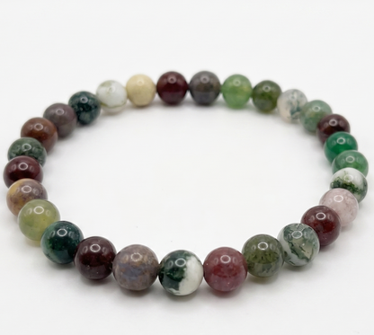 Pulsera de Ágata Musgosa Natural