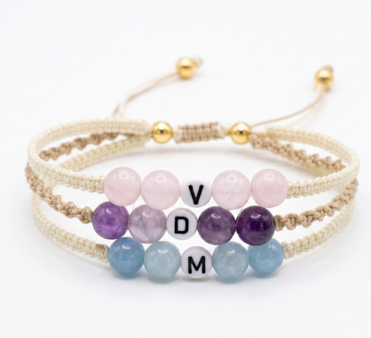 Pulsera Personalizada de Piedras Naturales