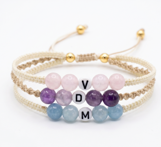 Pulsera Personalizada de Piedras Naturales